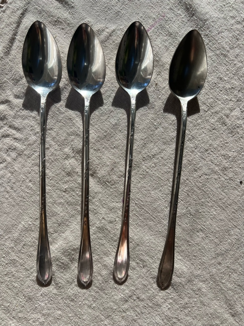 Silver Plated Iced Tea Spoons